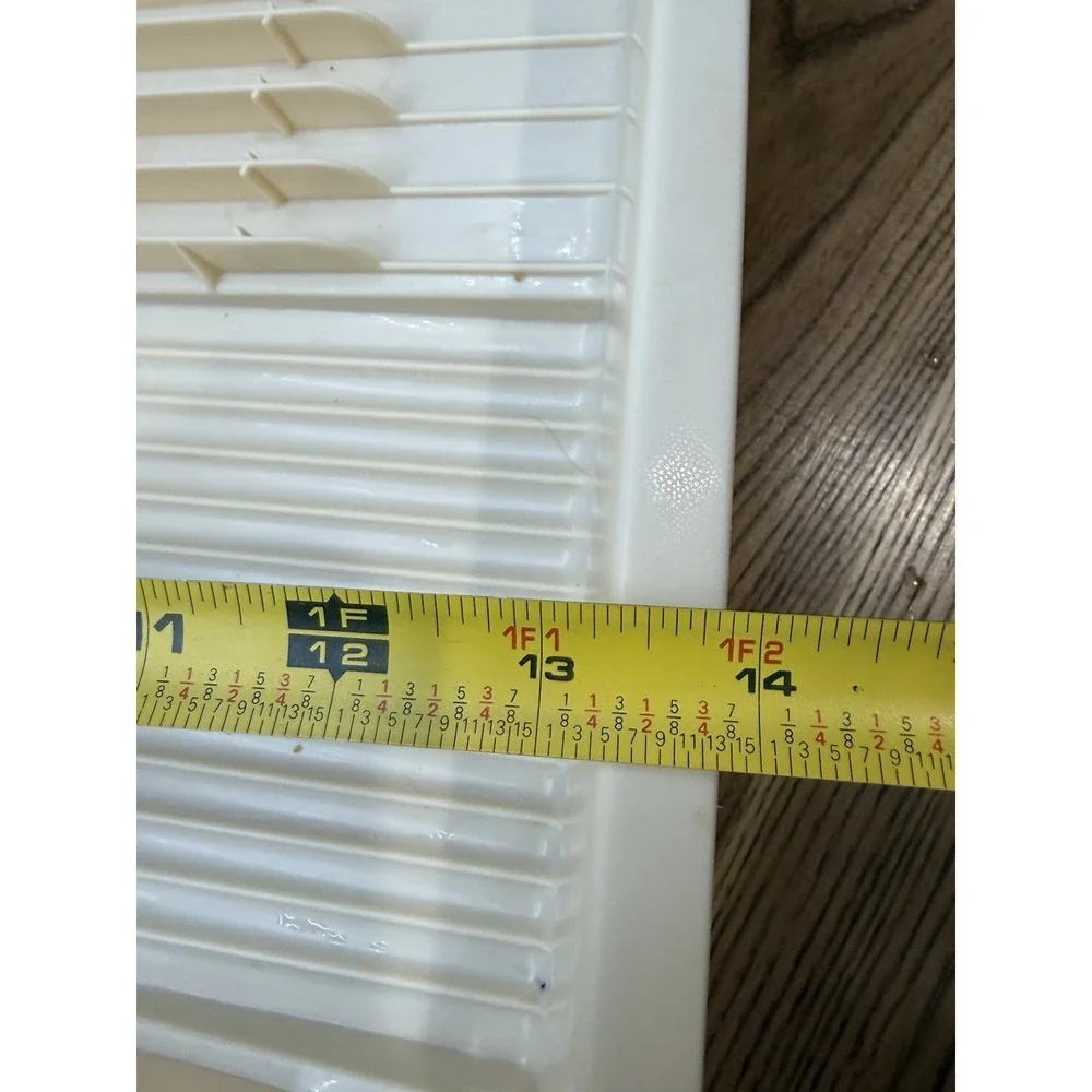 Vintage Rubbermaid 6054 Space Saver Drainer Dish Dry Rack Plastic Almond Beige - Picture 12 of 12